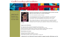 Desktop Screenshot of canellicounseling.com